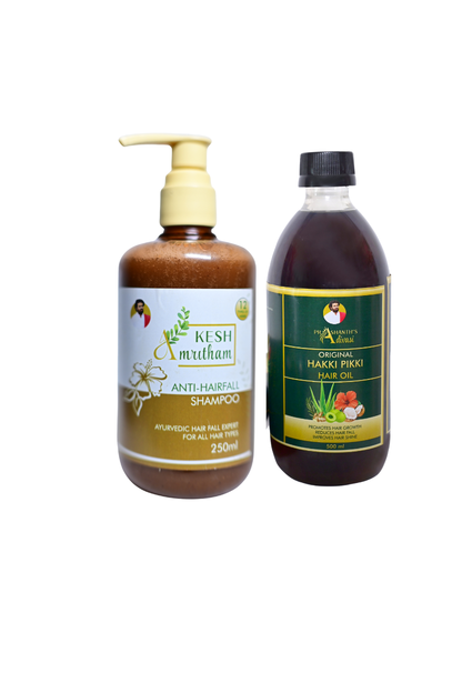 Original Hakki-Pikki Hair Oil & Shampoo combo (All Variants)