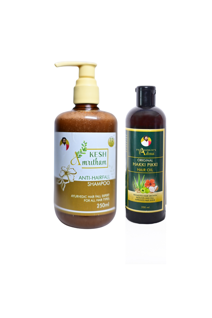Original Hakki-Pikki Hair Oil & Shampoo combo (All Variants)