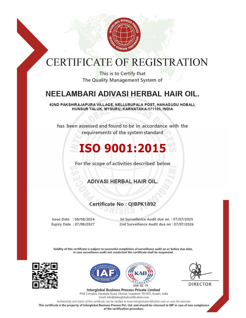 ISO certificate